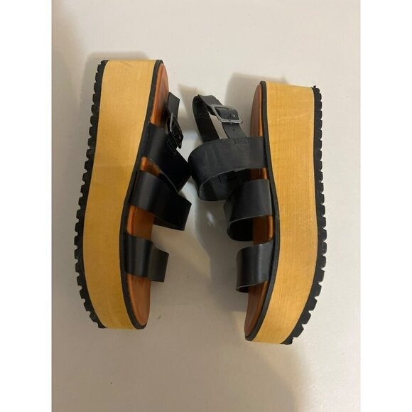 Chinese Laundry June Platform Strappy Sandal Black 8M - Picture 3 of 7